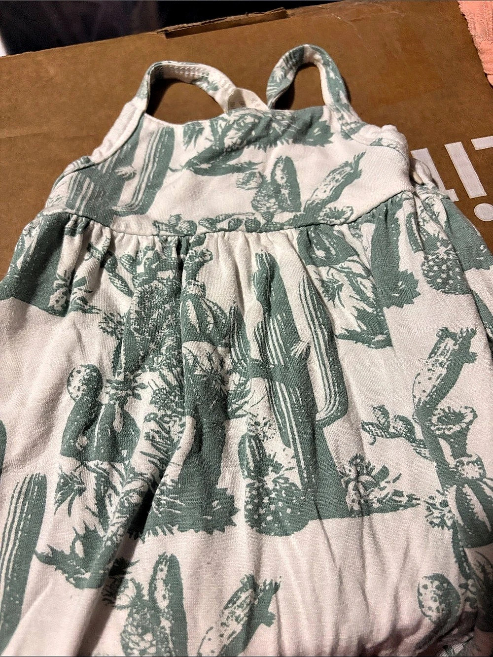 Kate Quinn 0-3 mo Cactus Romper